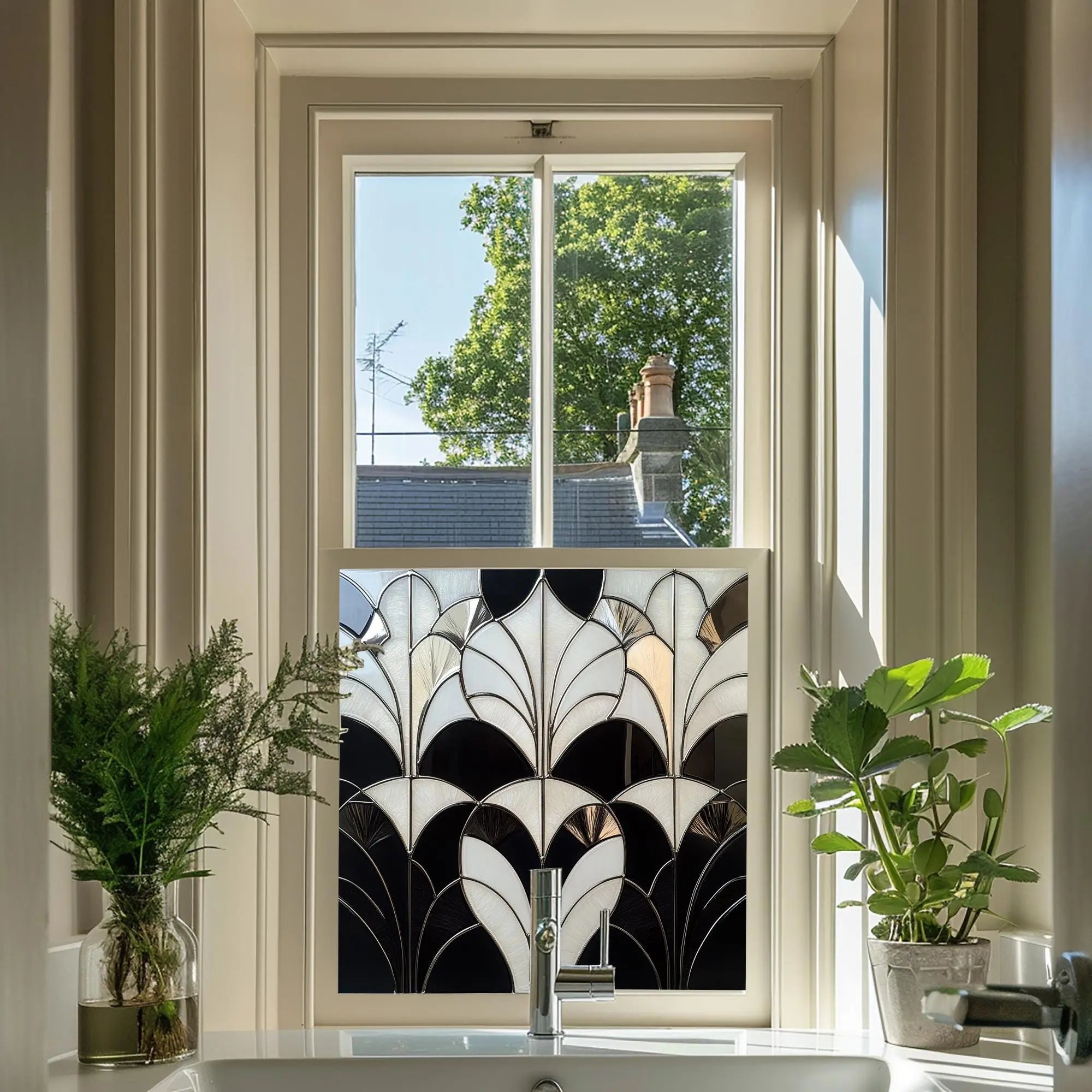 Tollegno Stained Glass Privacy Window Film Creative Windows