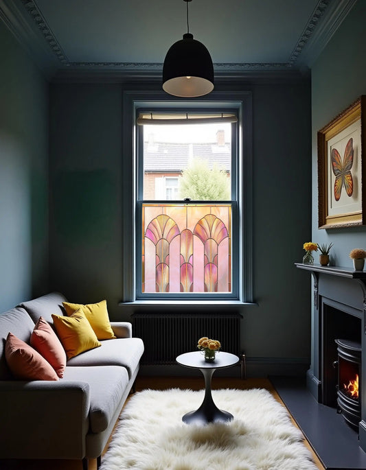 Sulbiate Privacy Stained Glass Window Film Creative Windows