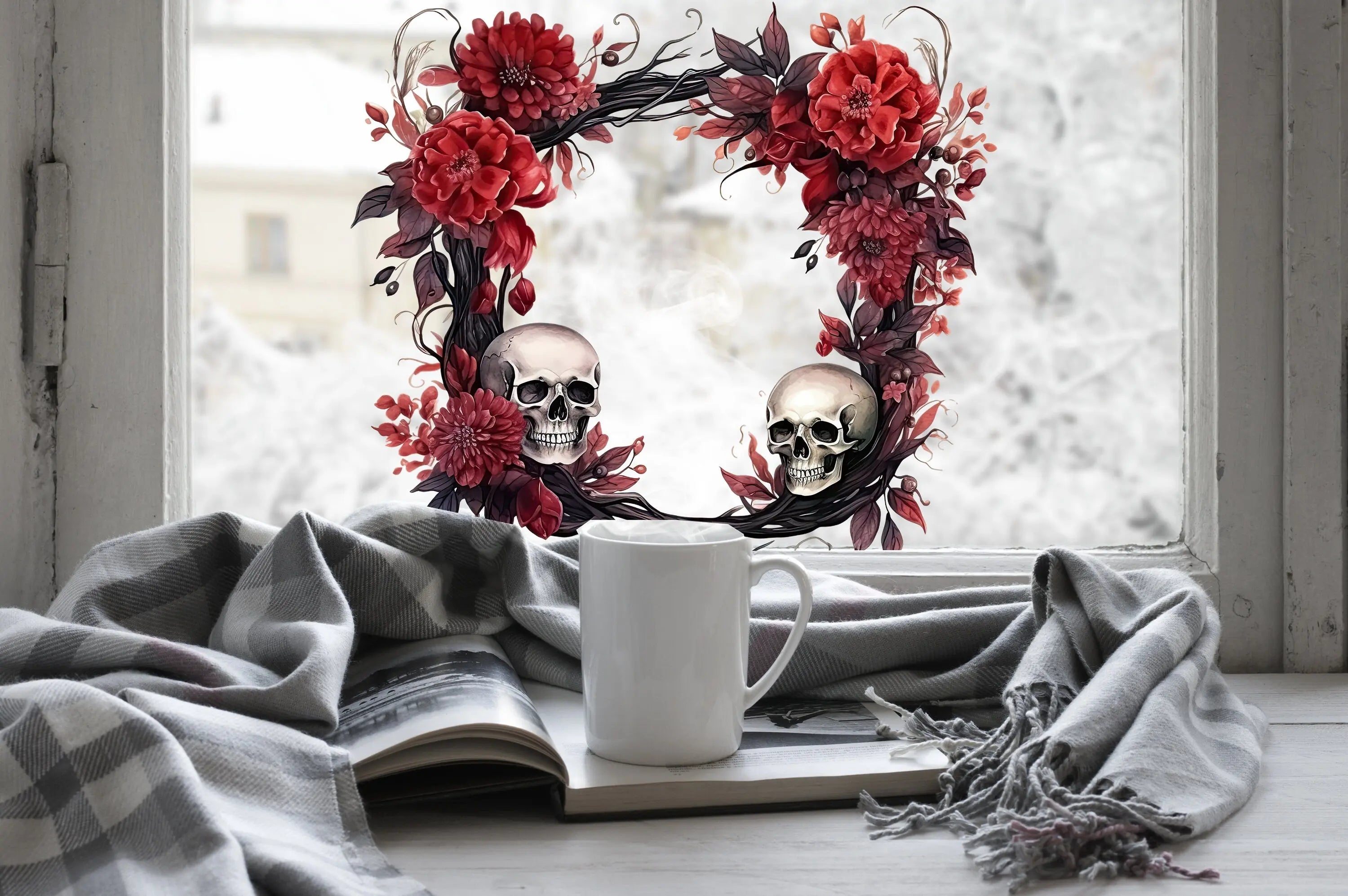Gothic Halloween Window Decals Creative Windows