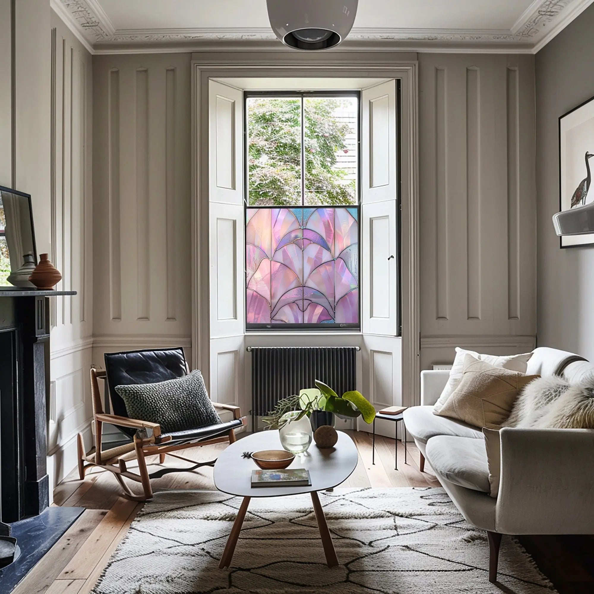 Netro Stained Glass Privacy Window Film Creative Windows