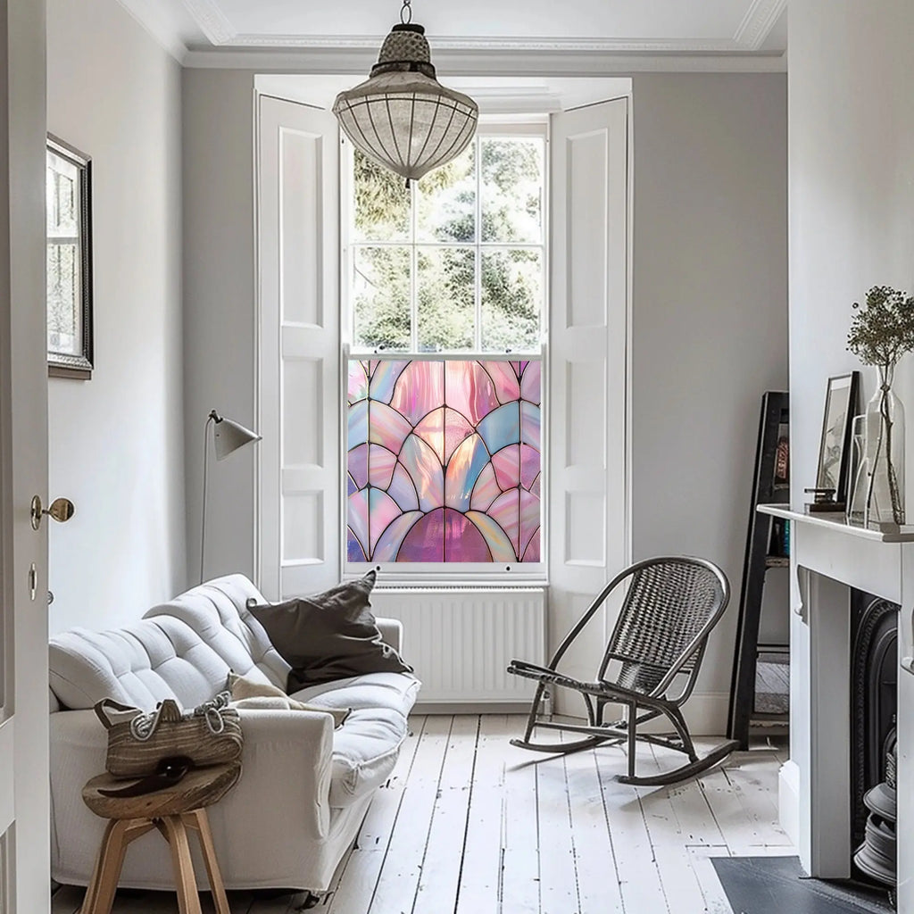 Nettuno Privacy Stained Glass Window Film: A Stylish Addition to Your Space Creative Windows