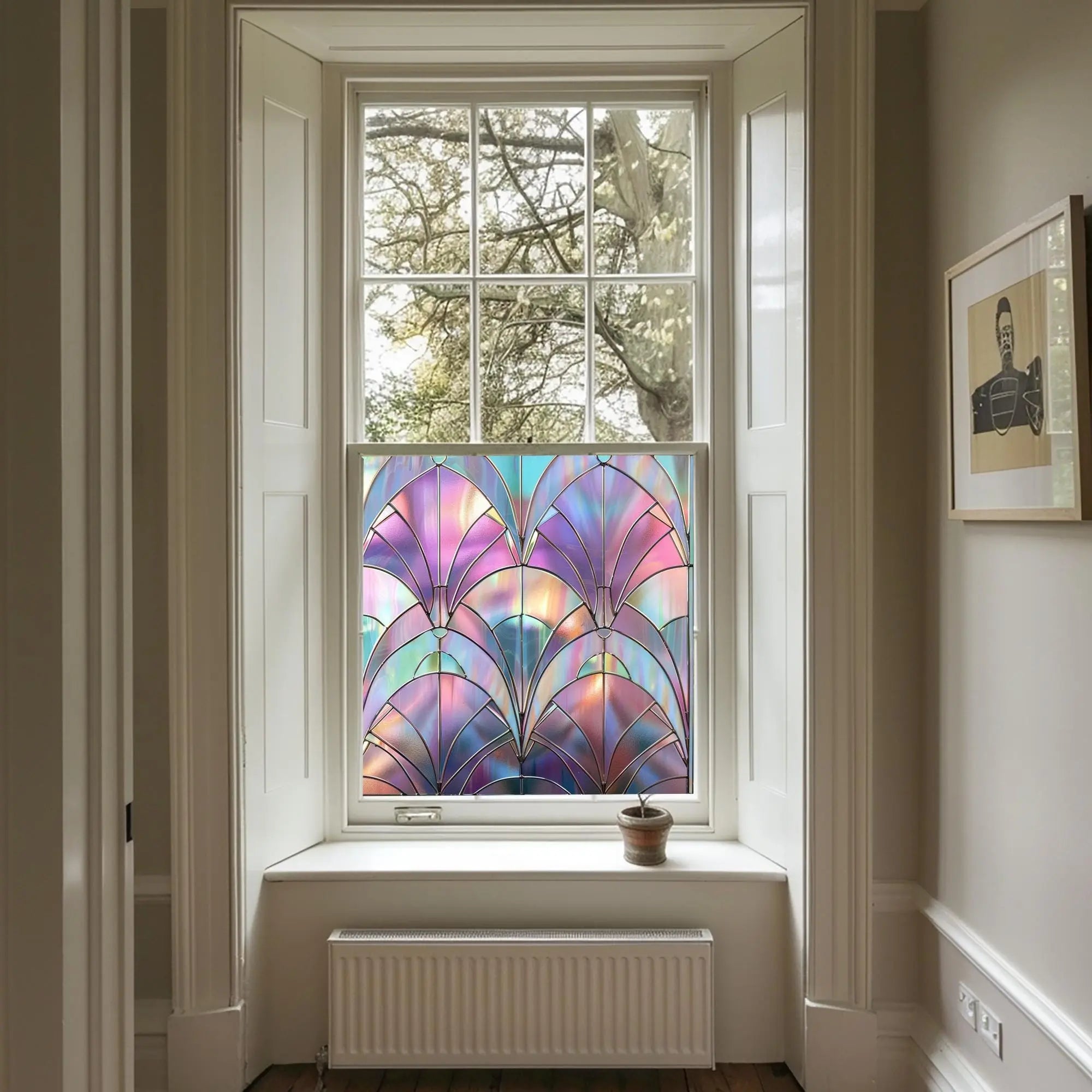 Mergo Stained Glass Privacy Window Film Creative Windows