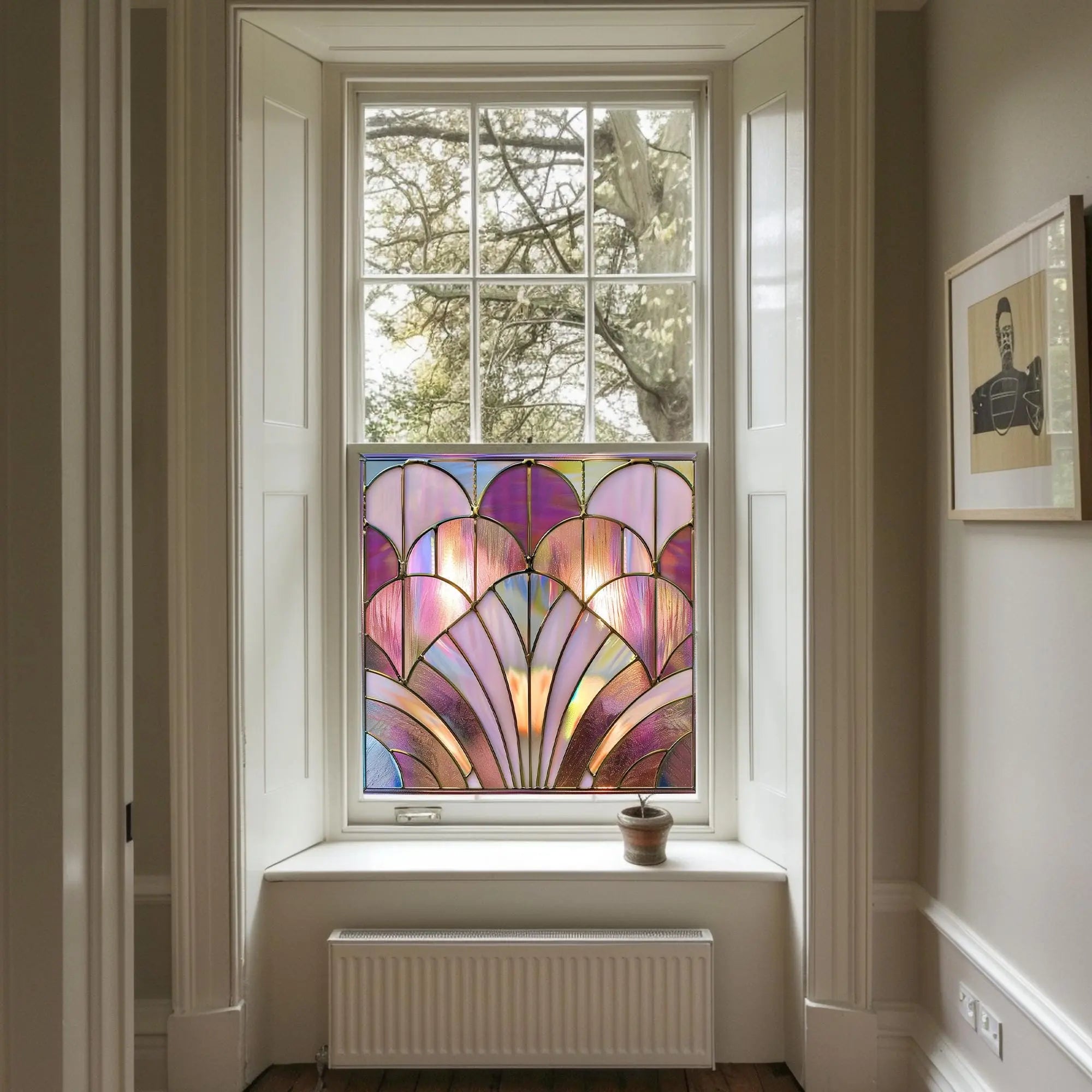 Lizzano Privacy Stained Glass Window Film Creative Windows