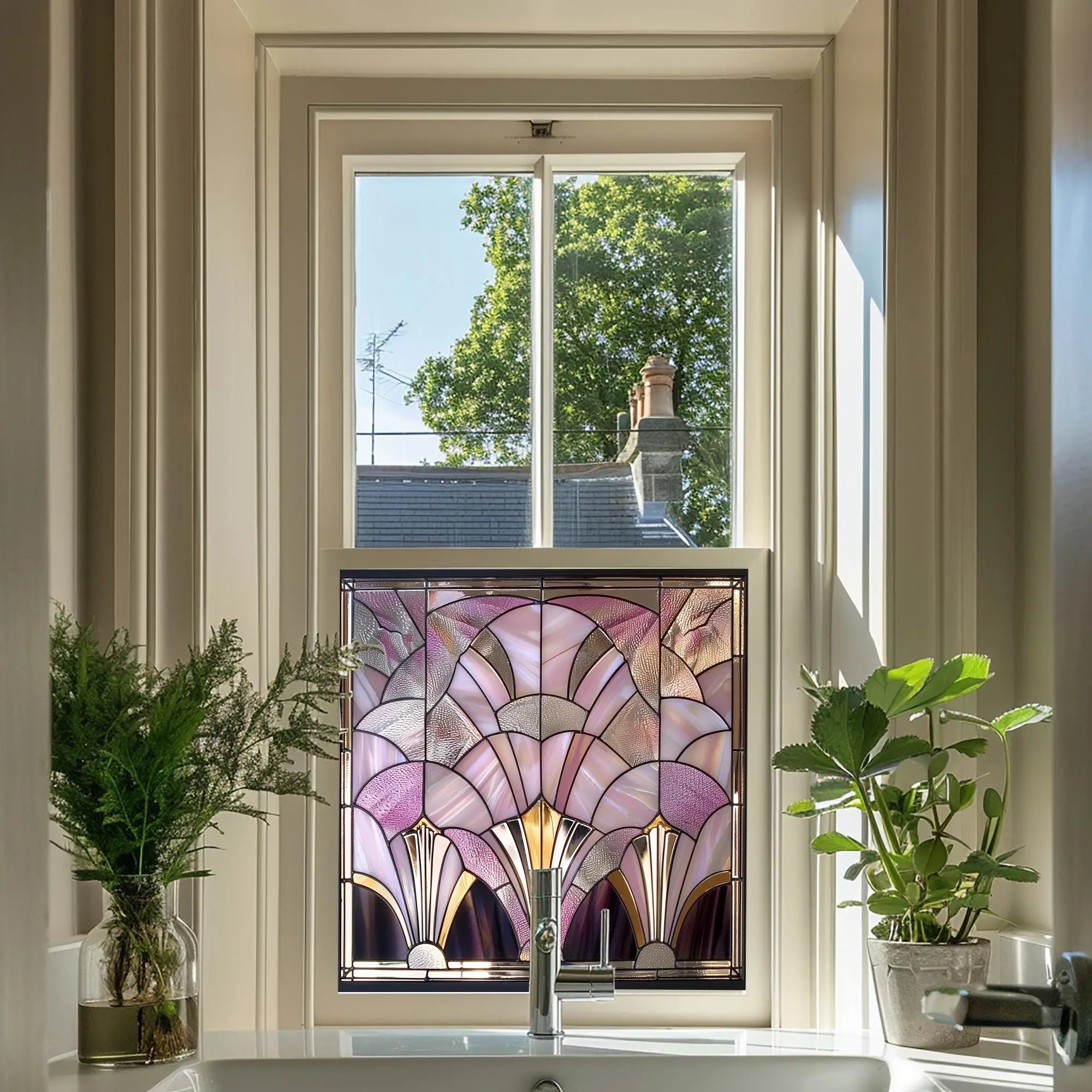 Lavenone Stained Glass Window Film Creative Windows