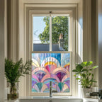 Sestao Art Deco Stained Glass Window Film Creative Windows