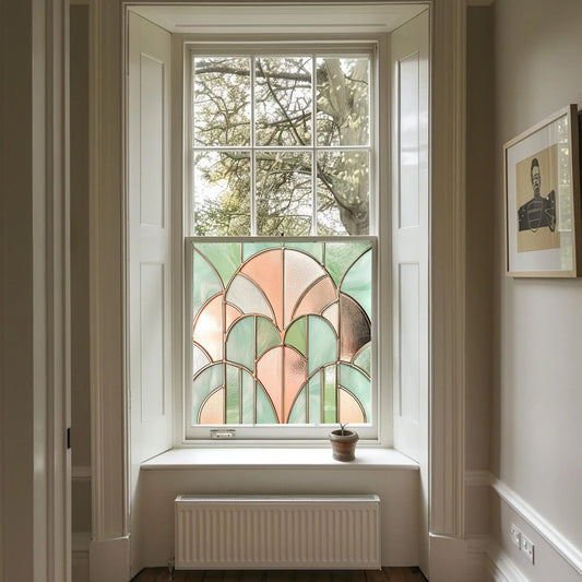 Art Deco Window Film, Privacy Window Film Creative Windows