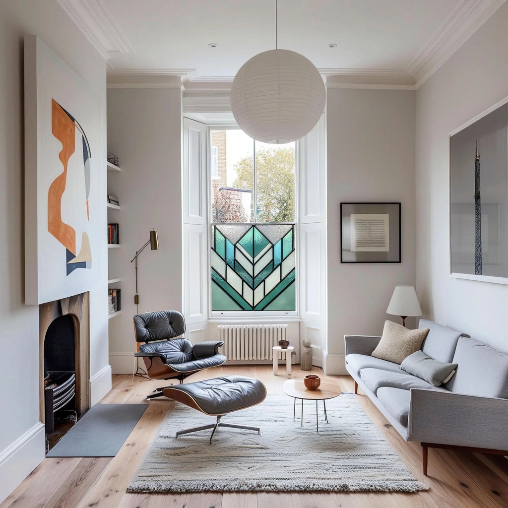 Livraga Blue Decorative Privacy Window Film Creative Windows