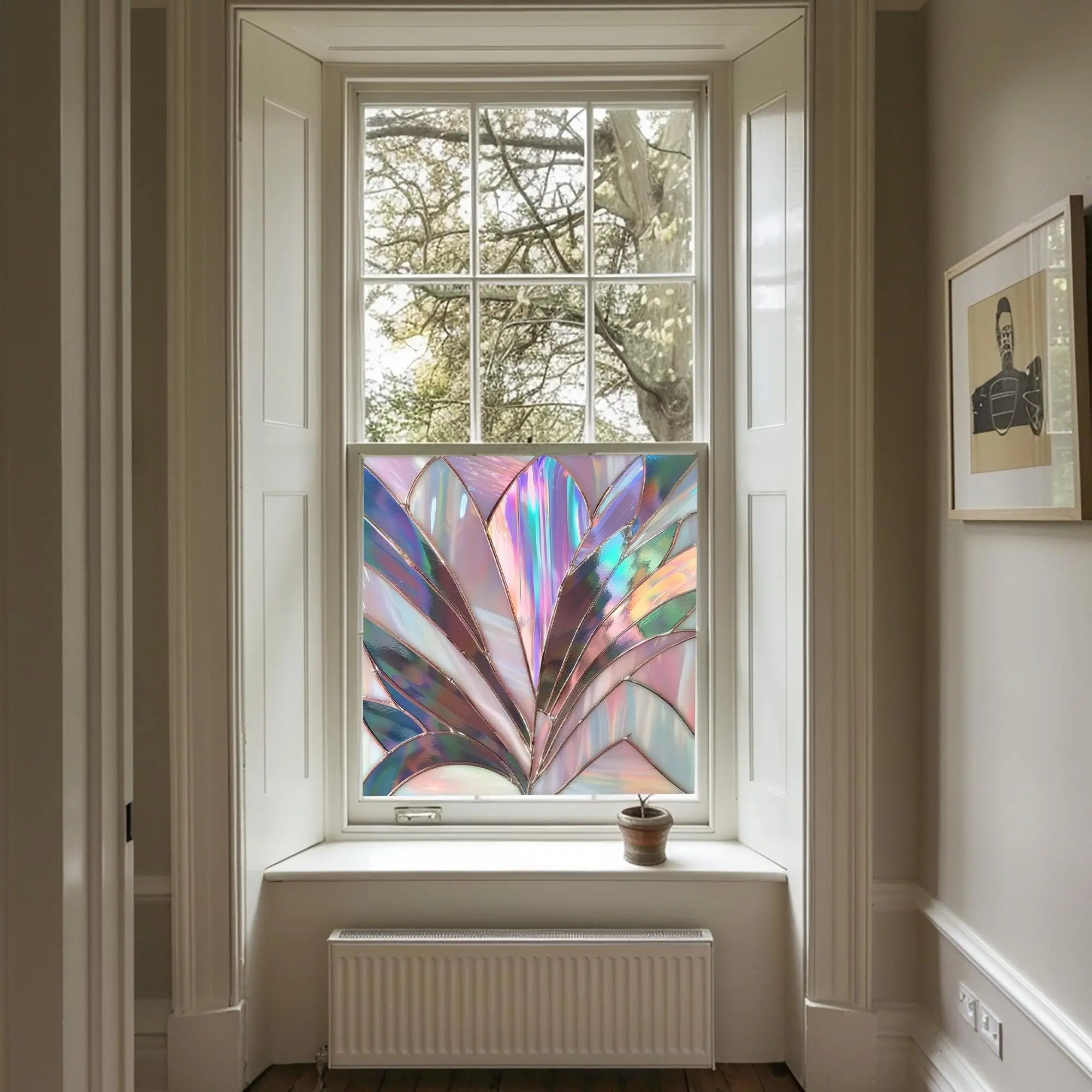 Alezio Privacy Stained Glass Window Film Creative Windows