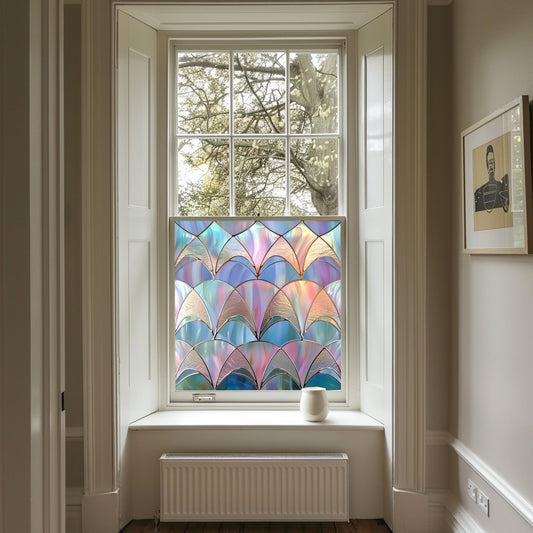 Window Film, Privacy Window Film, Art Deco Window Film, Decorative Window Film, Window, Front Door Window Film, Stained Glass Window Film Creative Windows