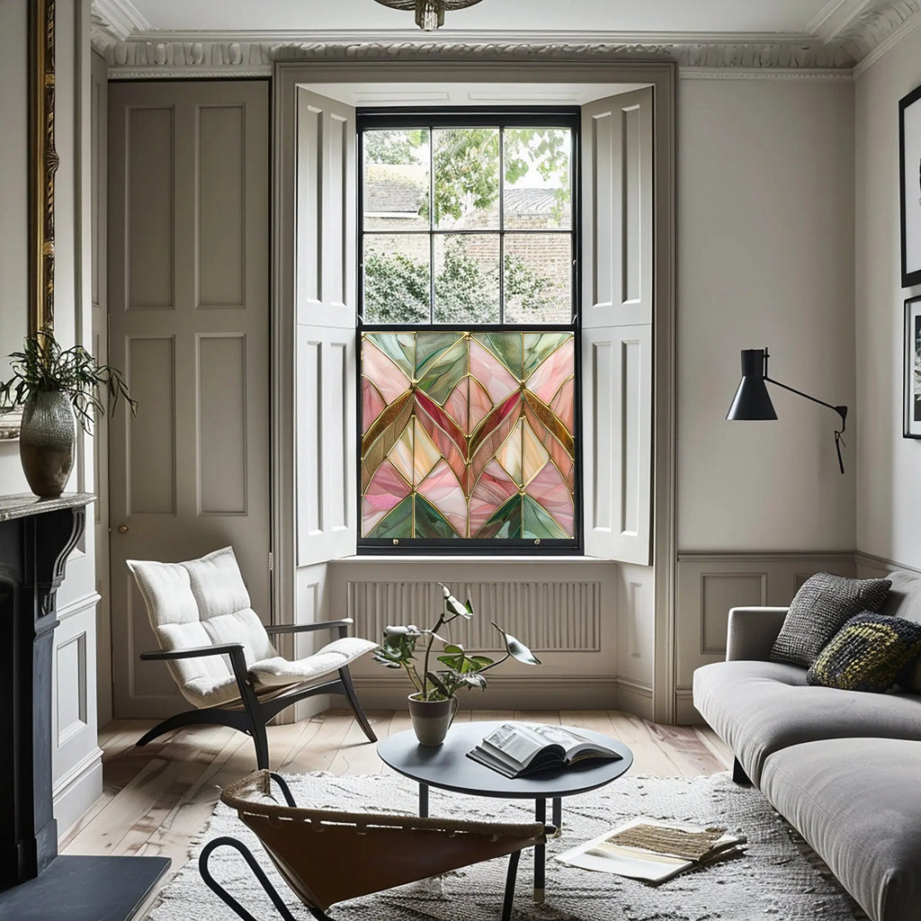Loceri Privacy Stained Glass Window Film Creative Windows