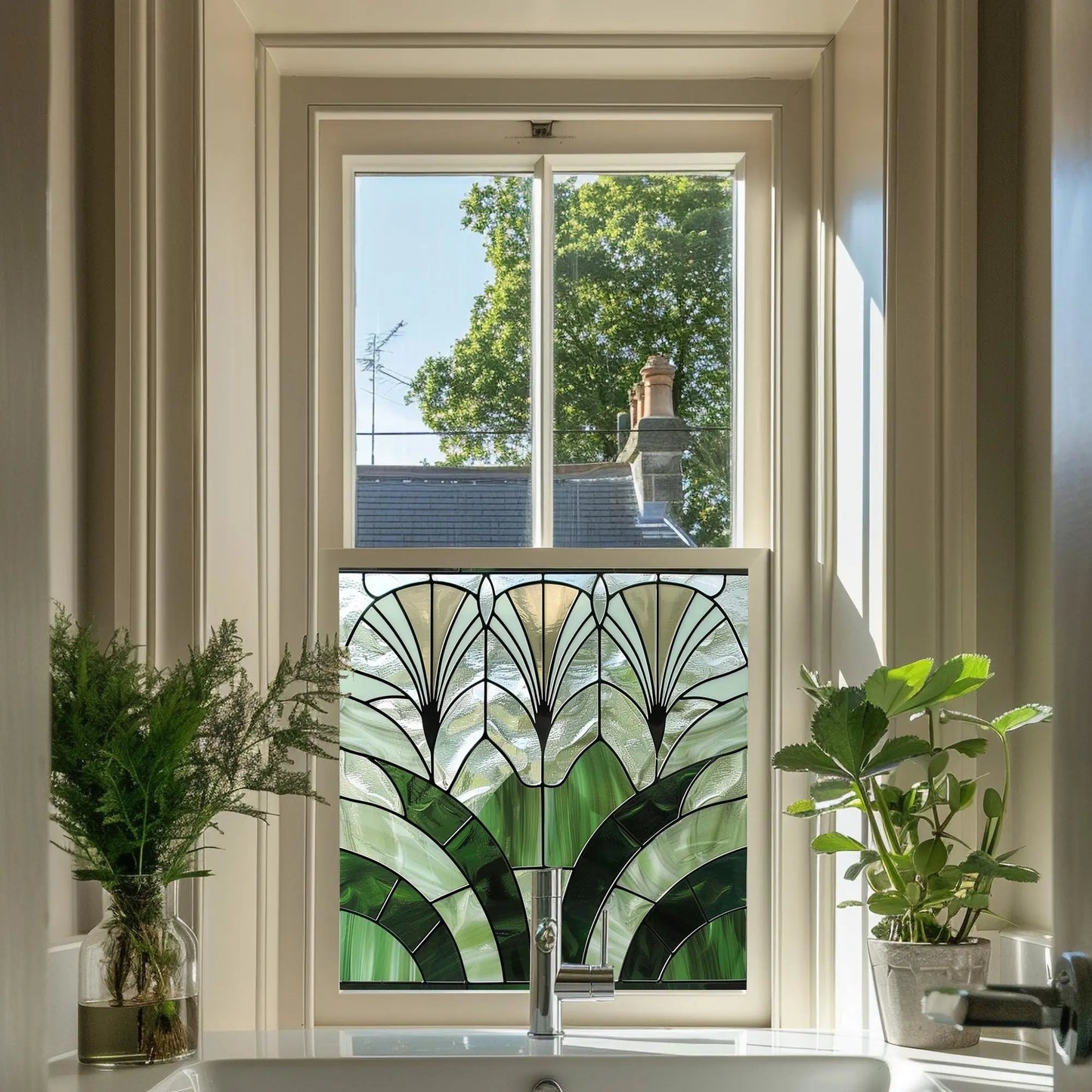 Scillato Stained Glass Privacy Window Film Creative Windows