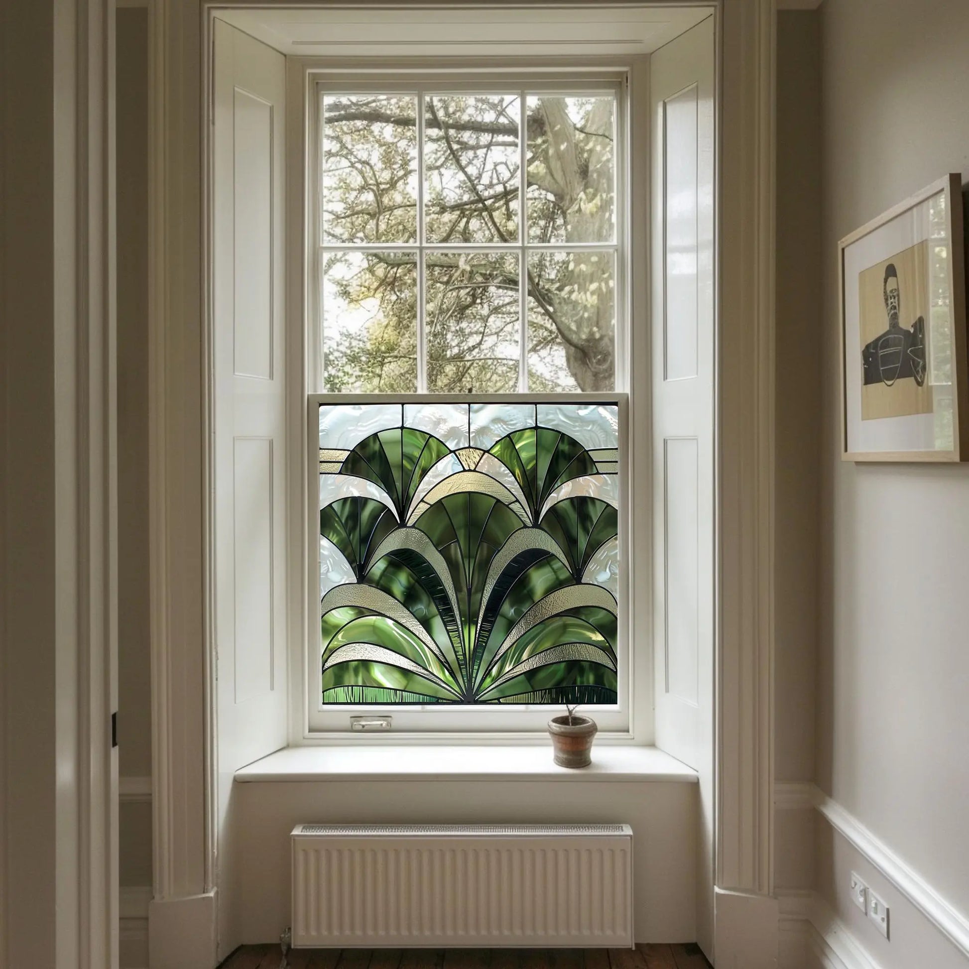 Sutera Privacy Stained Glass Window Film Creative Windows