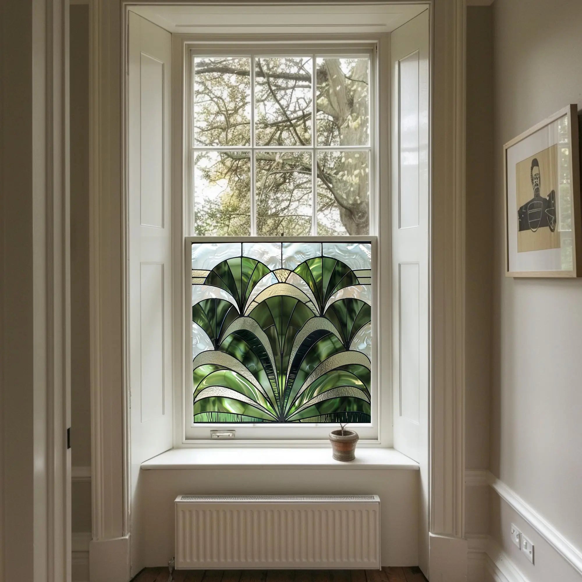 Sutera Privacy Stained Glass Window Film Creative Windows