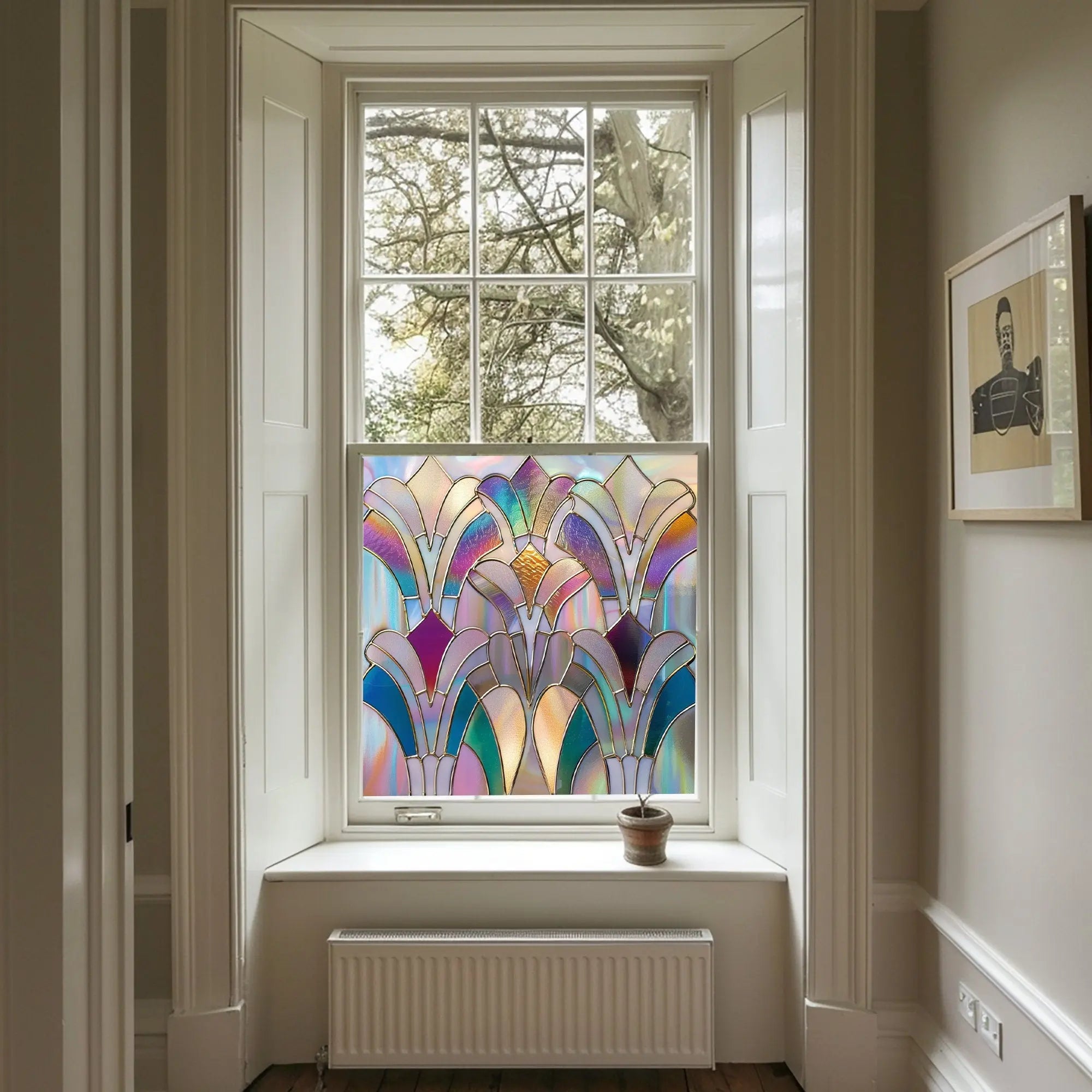 Narni Stained Glass Privacy Window Film Creative Windows