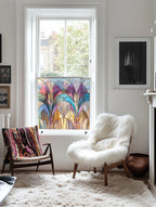 Lenta Stained Glass Privacy Window Film Creative Windows