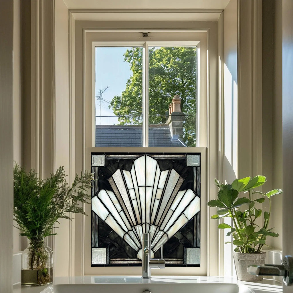 Rogolo Art Deco Stained Glass Window Film Creative Windows