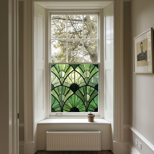Art Deco Window Film, Privacy Window Film, Window Film, Decorative Window Film, Patterned Window Film, Coloured Window Film, Stained Glass Creative Windows