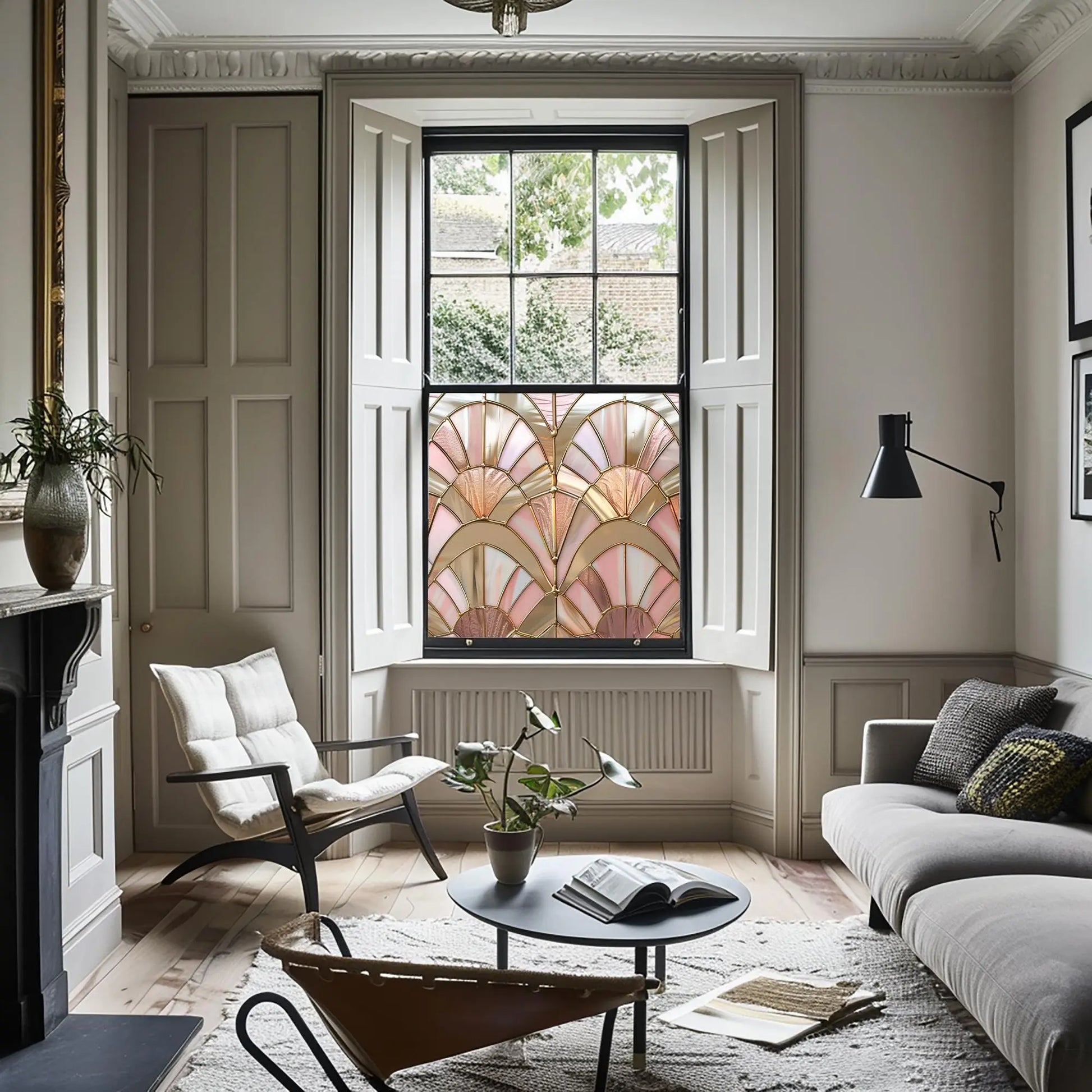 Ritten Stained Glass Privacy Window Film Creative Windows