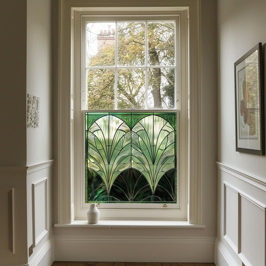 Window Film, Privacy Window Film, Art Deco Window Film, Decorative Window Film, Window, Front Door Window Film, Stained Glass Window Film Creative Windows