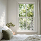 Frosted privacy window film for front door glass – Adelsheim decorative window cling