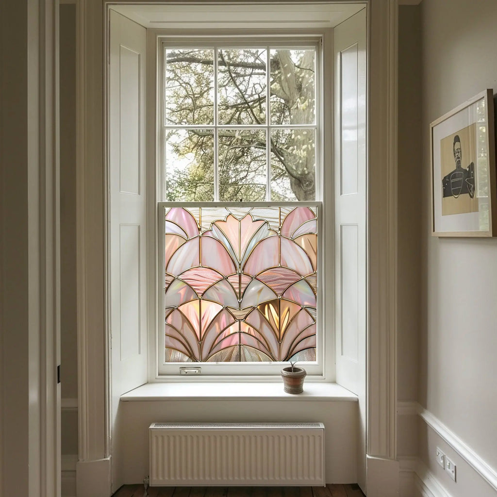 Aradeo Stained Glass Privacy Window Film Creative Windows