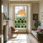 Green Art Deco Window Film: Apricale Stained Glass Privacy Window Film Creative Windows