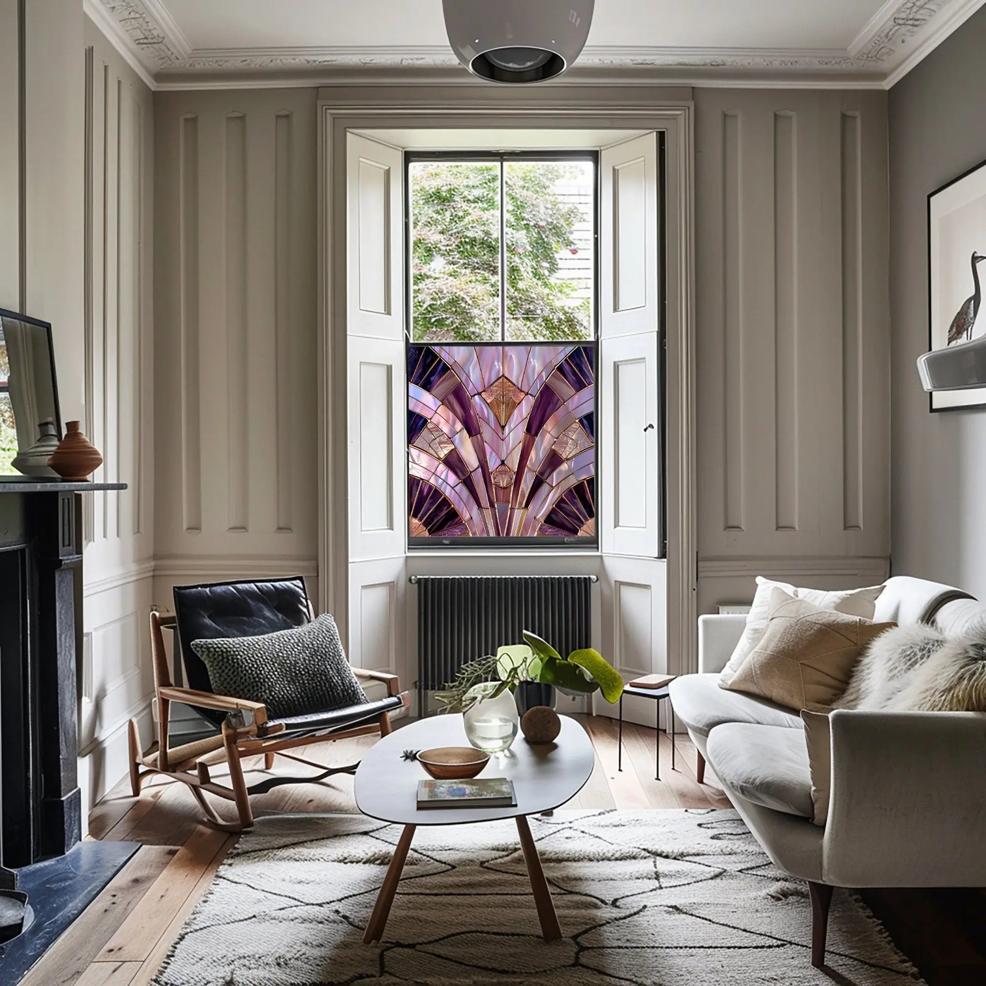 Velletri Stained Glass Privacy Window Film Creative Windows