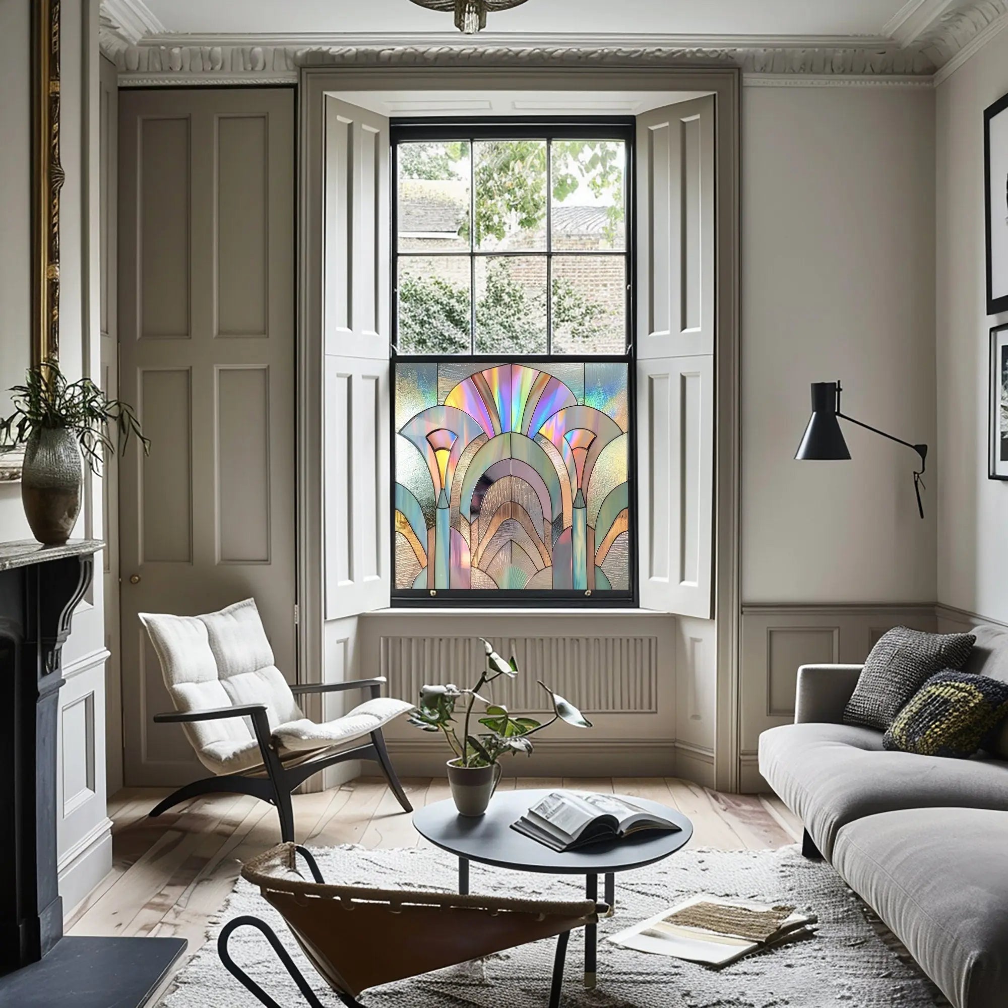 Irun Stained Glass Privacy Window Film Creative Windows