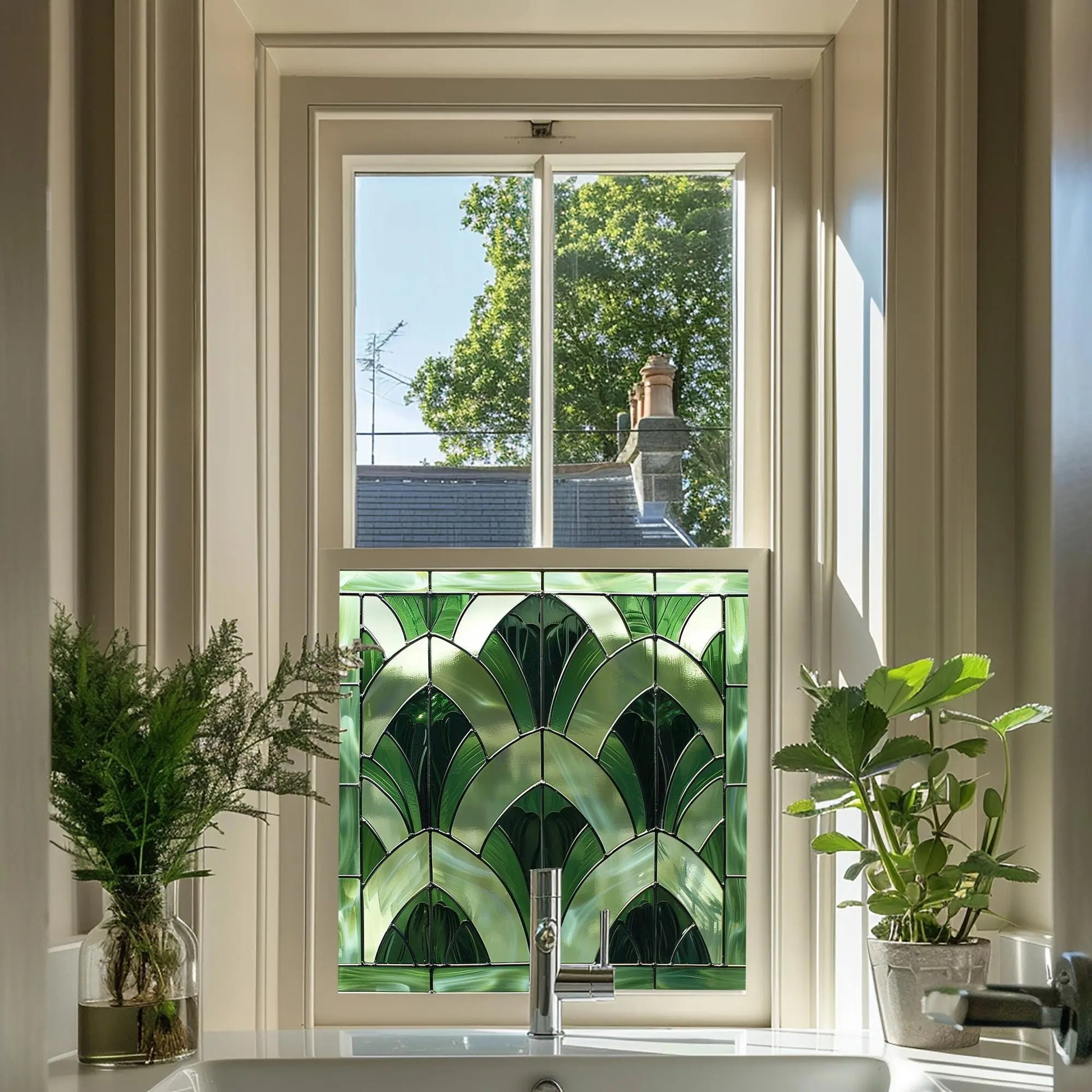 Itri Stained Glass Privacy Window Film Creative Windows