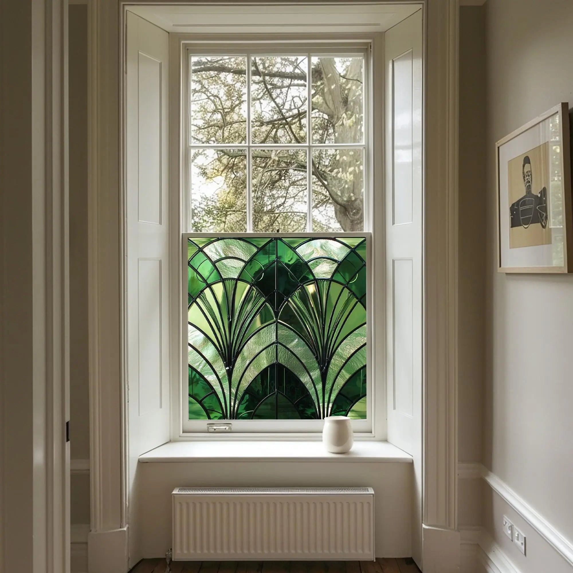 Izano Privacy Stained Glass Window Film Creative Windows