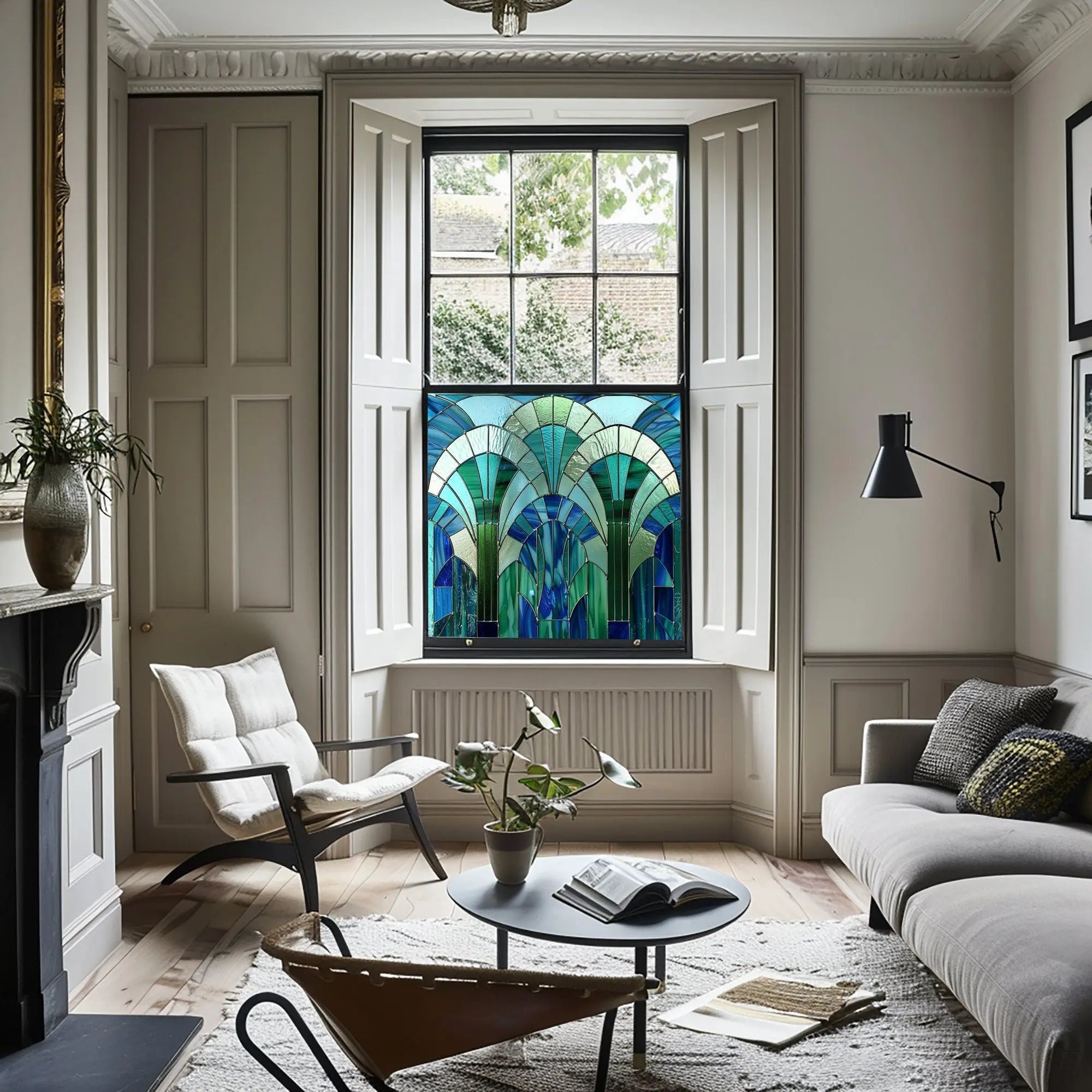 Sedini Art Deco Privacy Window Film Creative Windows