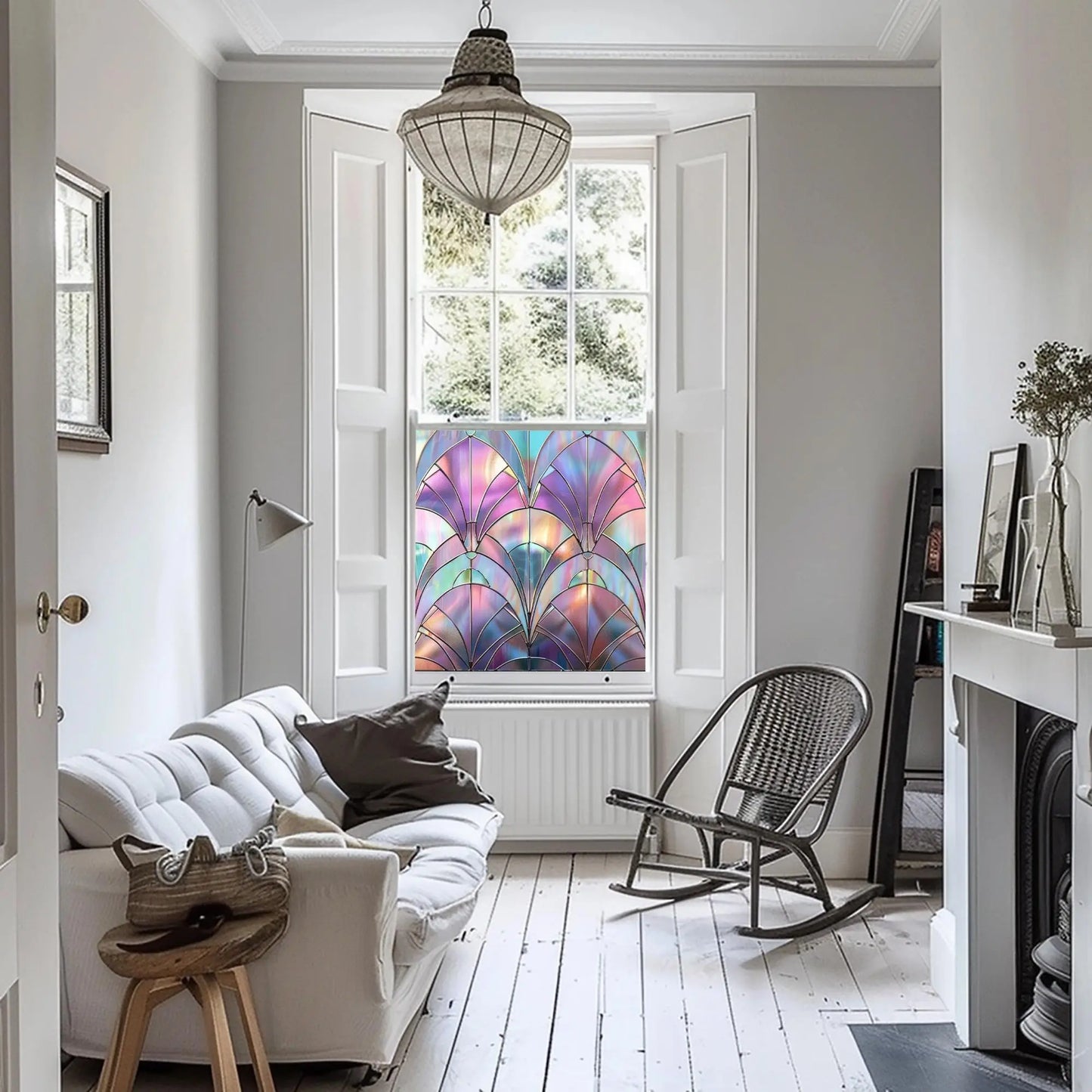 Mergo Stained Glass Privacy Window Film Creative Windows