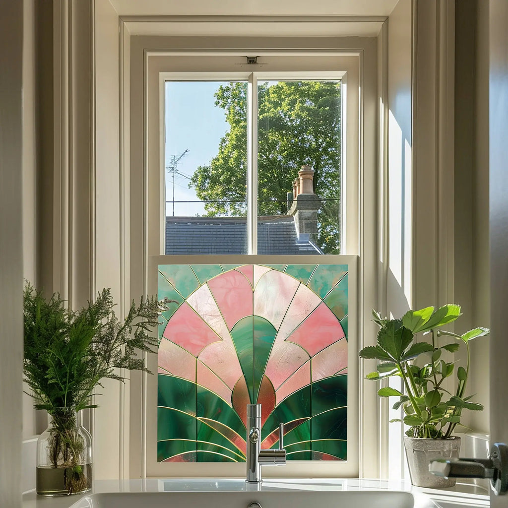 Vasanello Stained Glass Privacy Window Film Creative Windows