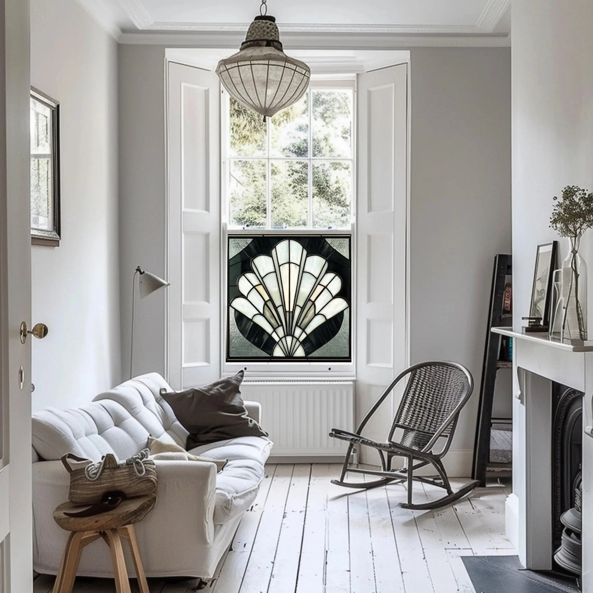 Loazzolo Art Deco Stained Glass Window Film Creative Windows