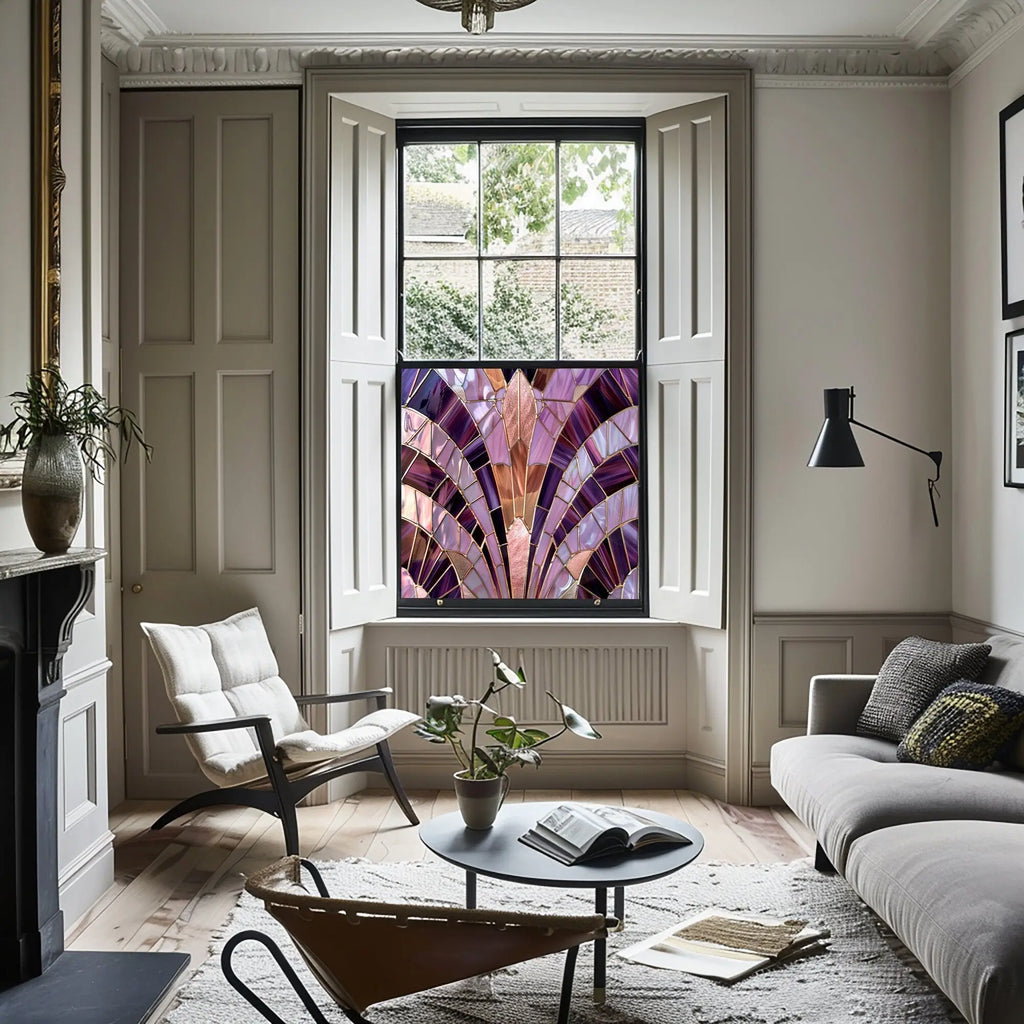 Veleso Stained Glass Privacy Window Film Creative Windows