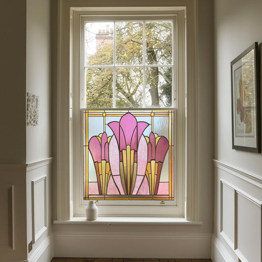 Window Film, Privacy Window Film, Art Deco Window Film, Decorative Window Film, Window, Front Door Window Film, Stained Glass Window Film Creative Windows