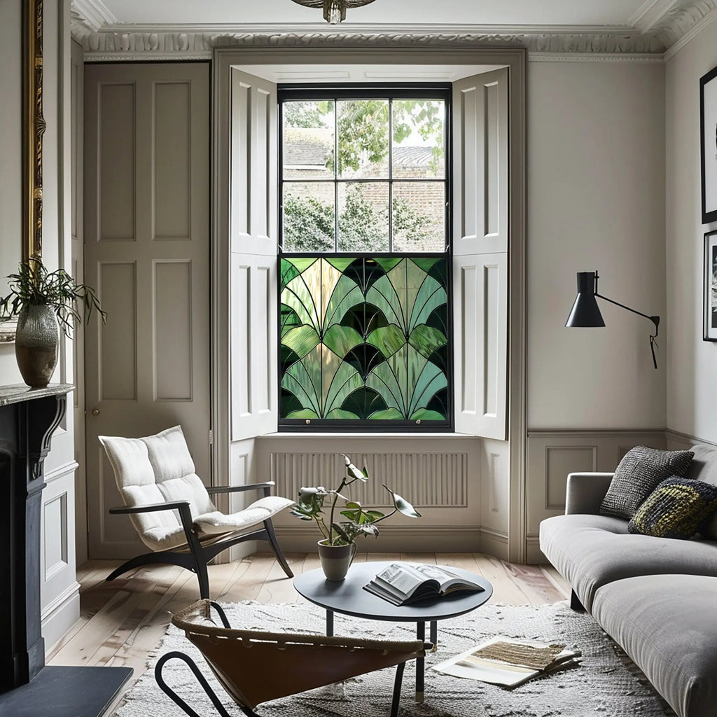 Seregno Green Stained Glass Window Film Creative Windows