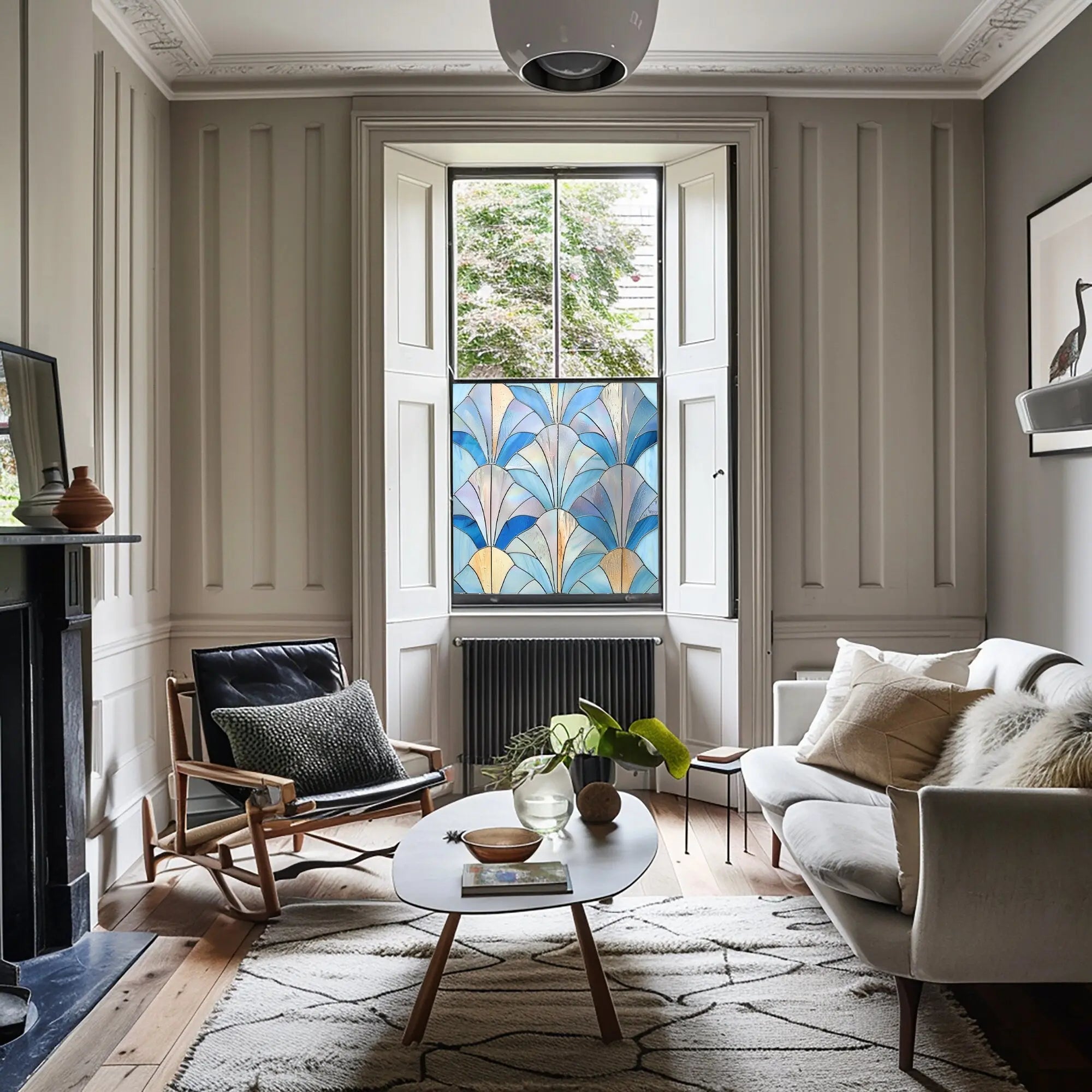 Zevio Stained Glass Window Film Creative Windows
