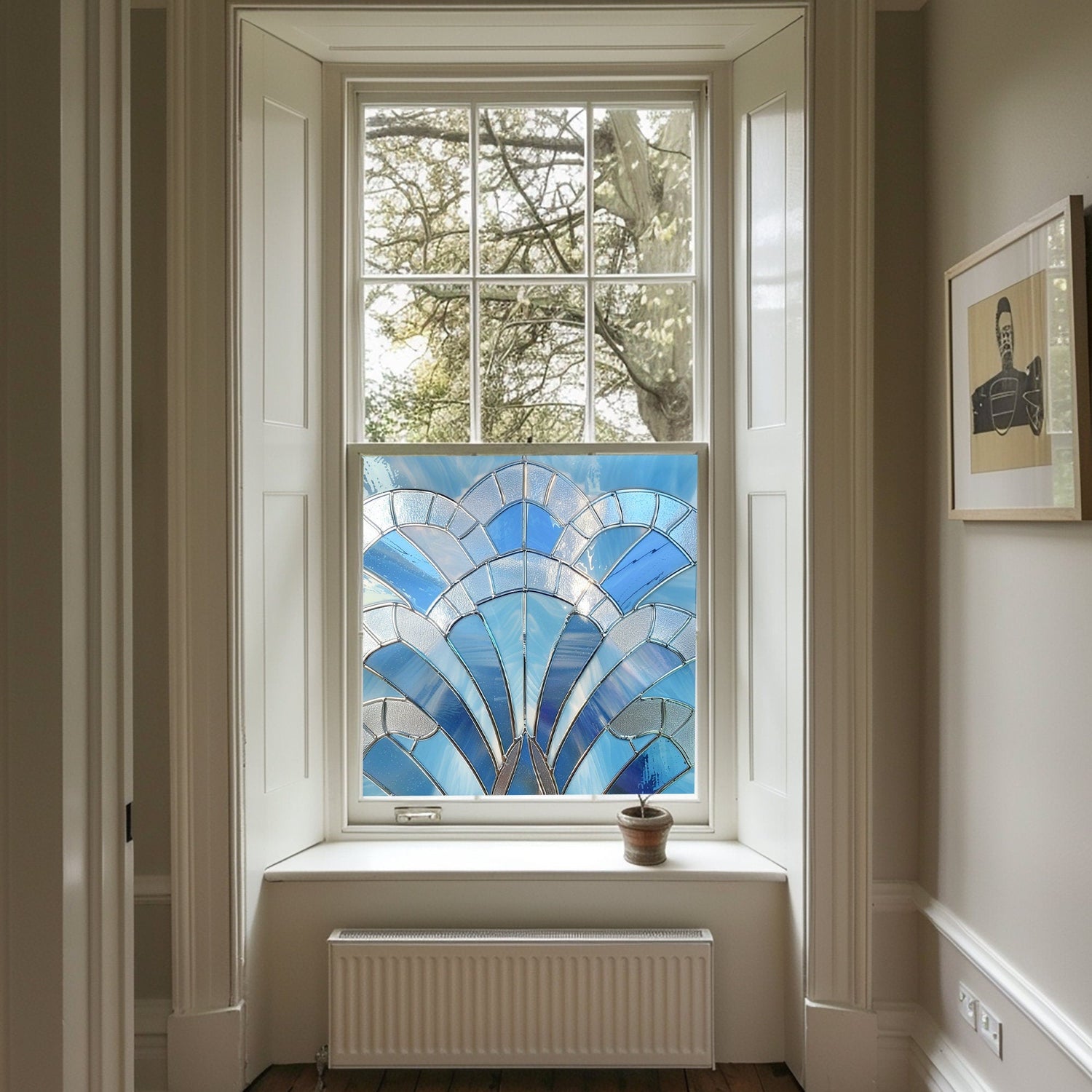 Art Deco Window Film, Privacy Window Film, Window Film, Decorative Window Film, Patterned Window Film, Coloured Window Film, Stained Glass Creative Windows