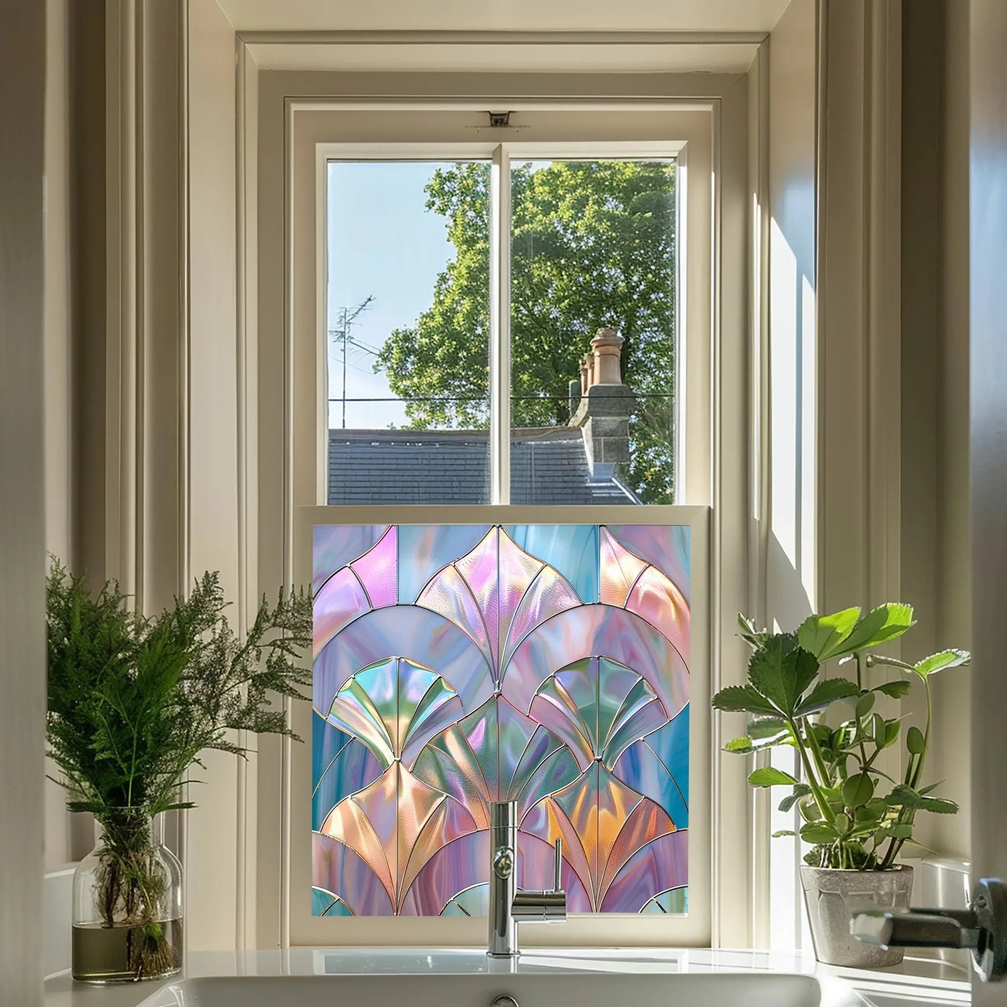 Apecchio Privacy Stained Glass Window Film Creative Windows