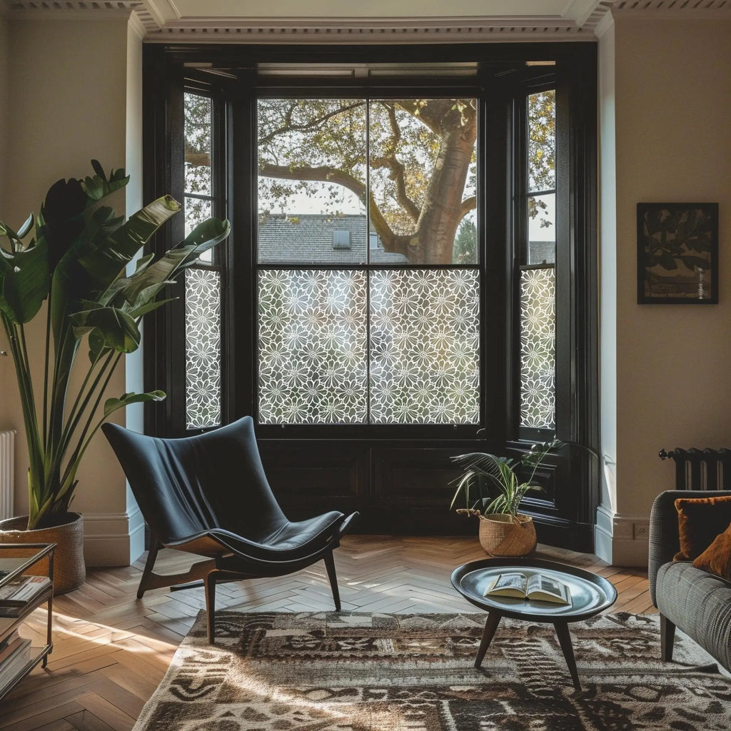 Nazzano Privacy Frosted Patterned Window Film Creative Windows