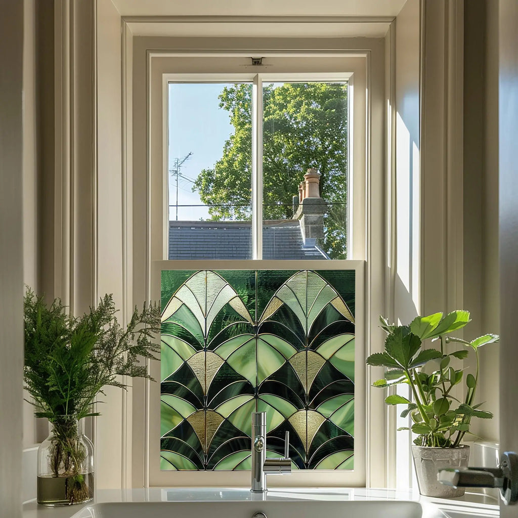 Tineo Art Deco Window Film For Privacy Creative Windows