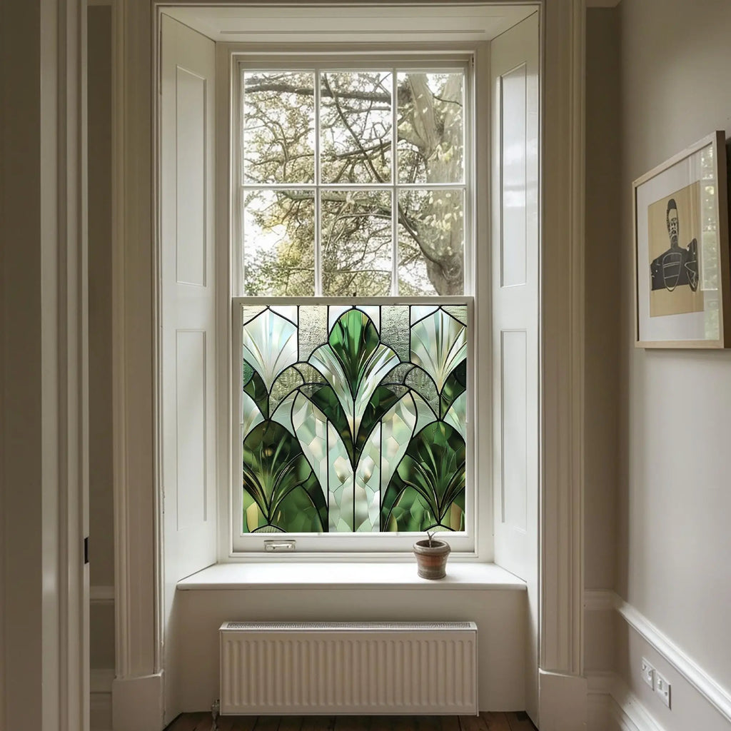 Pulsano Privacy Stained Glass Window Film Creative Windows