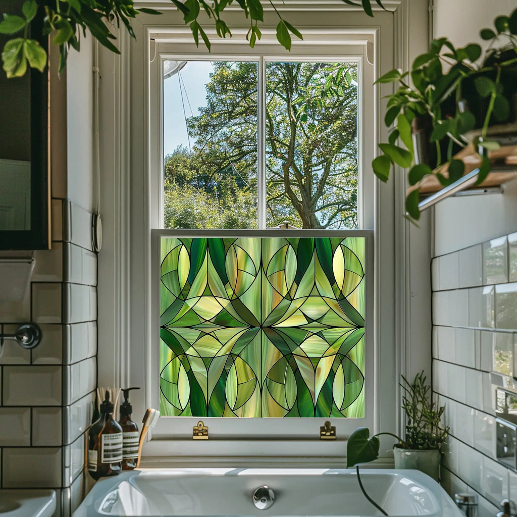 Vazzano Stained Glass Privacy Window Film Creative Windows