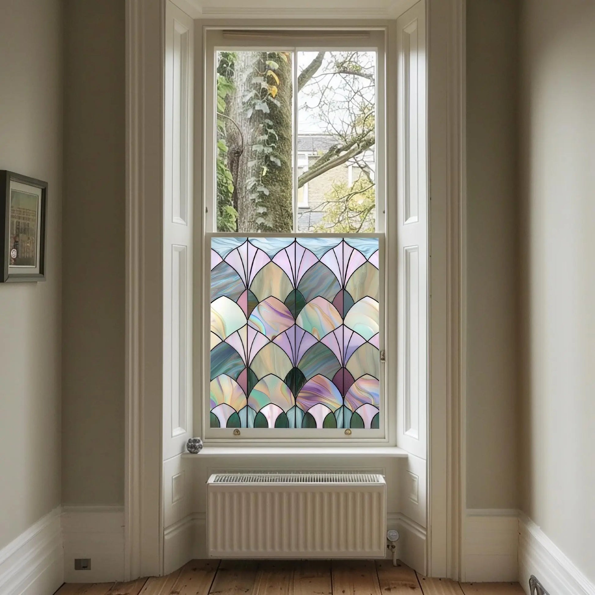 Nucetto Stained Glass Privacy Window Film: A Touch of Elegance Creative Windows