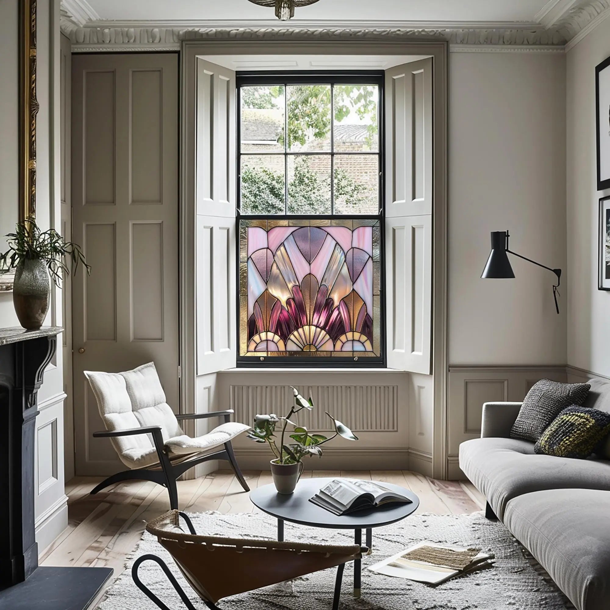 Isso Stained Glass Privacy Window Film Creative Windows