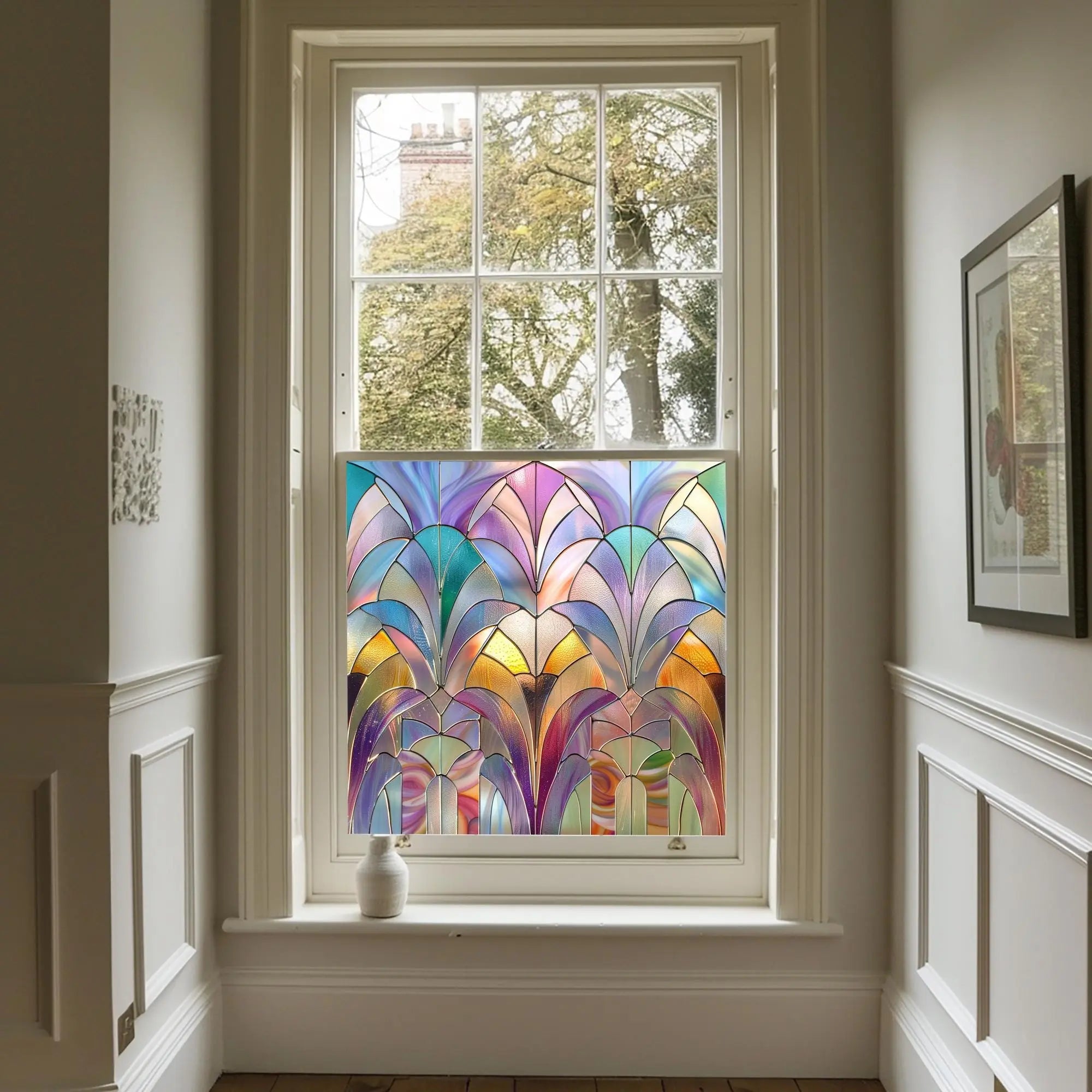 Ardore Privacy Stained Glass Window Film Creative Windows