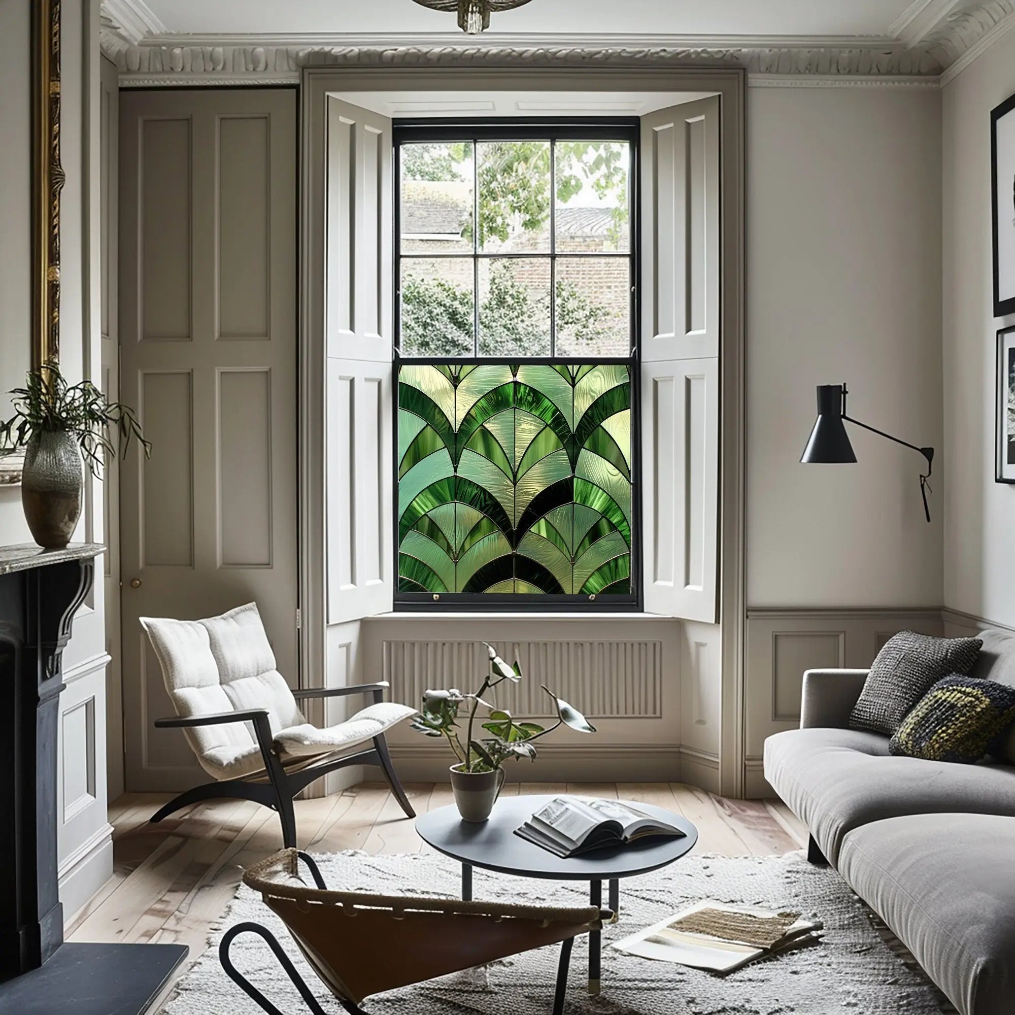 Semiana Privacy Stained Glass Window Film Creative Windows