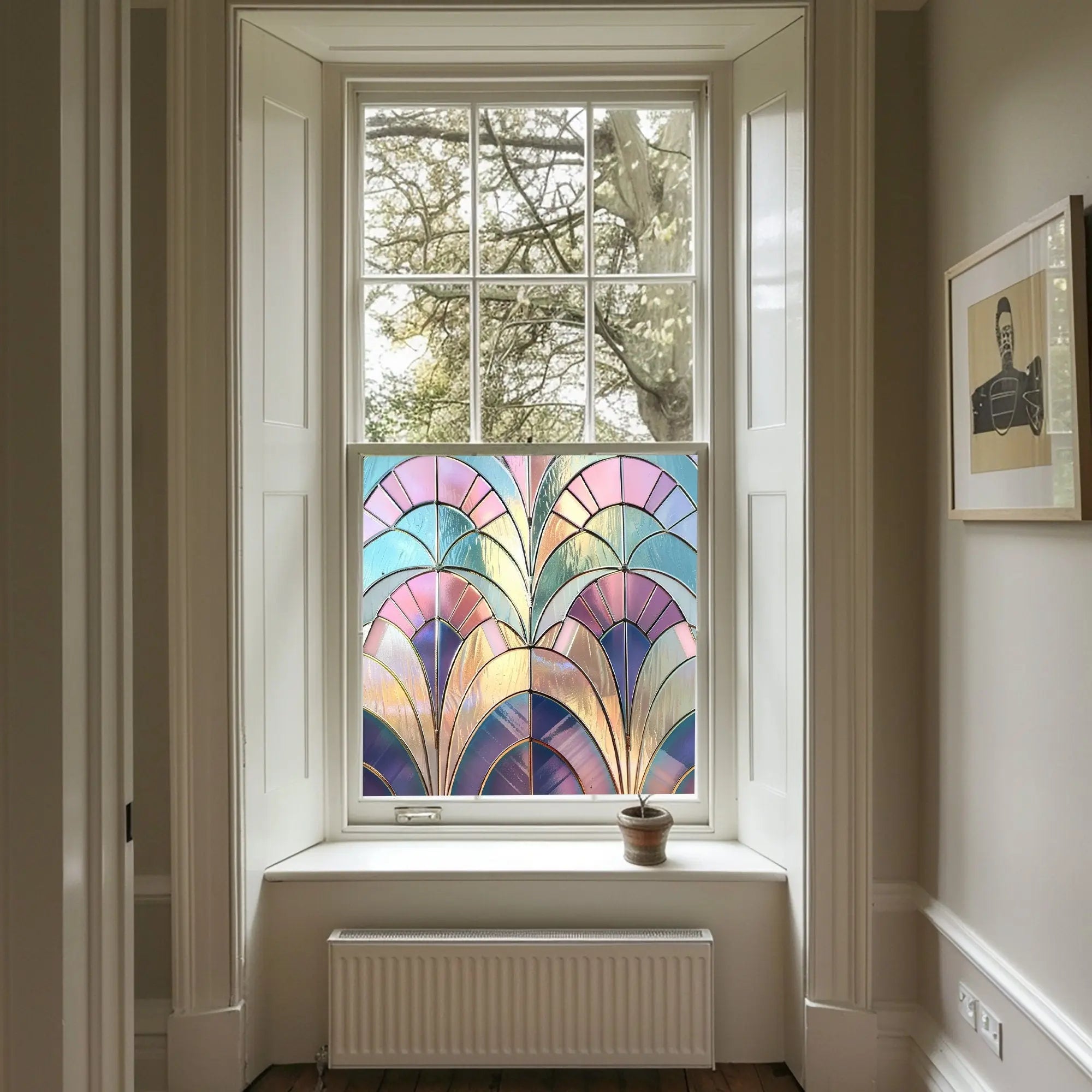 Serole Stained Glass Privacy Window Film Creative Windows