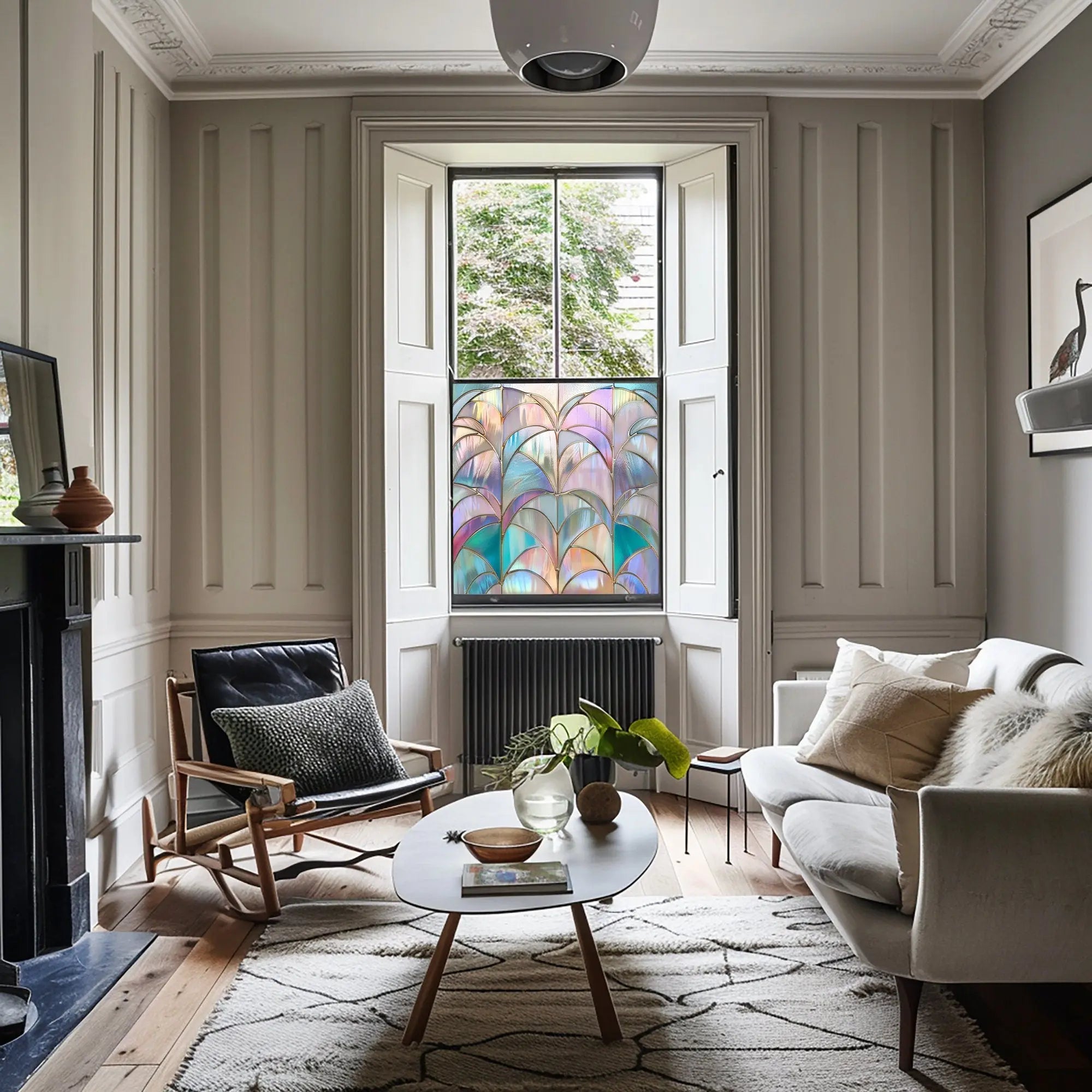 Menaggio Stained Glass Privacy Window Film Creative Windows